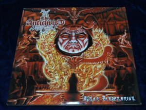 VA - Infernal - Escupiendo las cenizas de Cristo (and) Thy Antichrist - Human Pandemonium split Gatefold 12 in Vinyl split LP